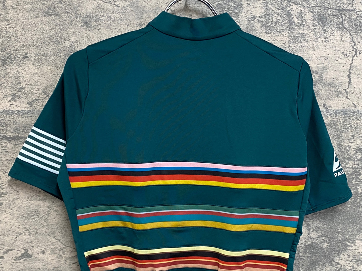IY135 ラファ Rapha RCC Paul Smith PRO TEAM 半袖 サイクルジャージ S グリーン