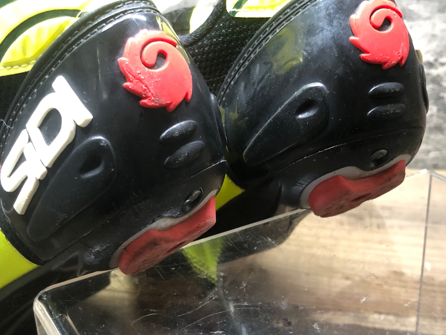 IN241 シディ SIDI ミレニアム３ MILLENNIUM3 カーボン ビンディングシューズ EU42 黄 ※擦れ傷多め