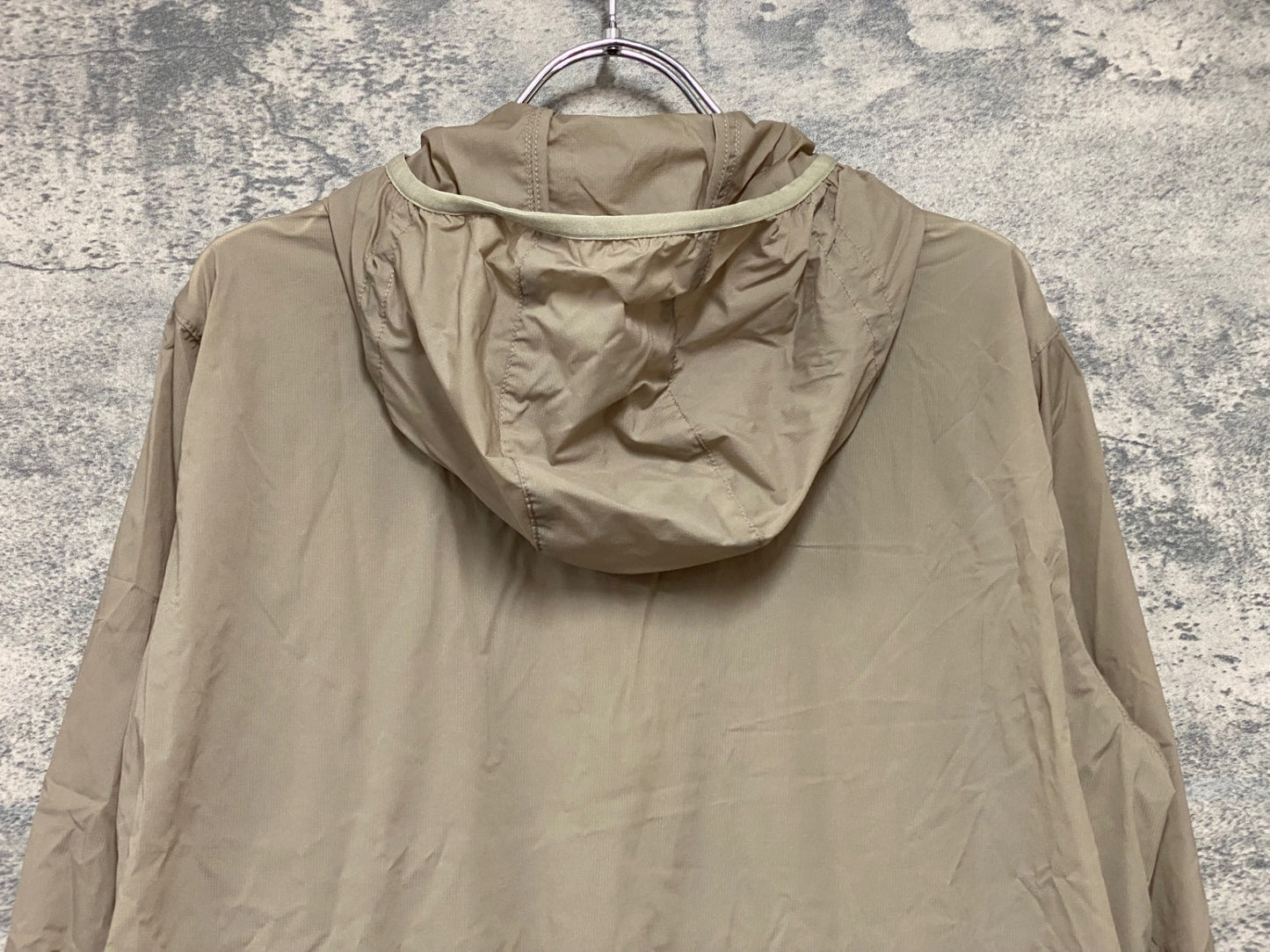 JD967 パスノーマルスタジオ PAS NORMAL STUDIOS R.T.N. フーディ 長袖 ウィンドブレーカー サイクルジャケット 薄茶 M