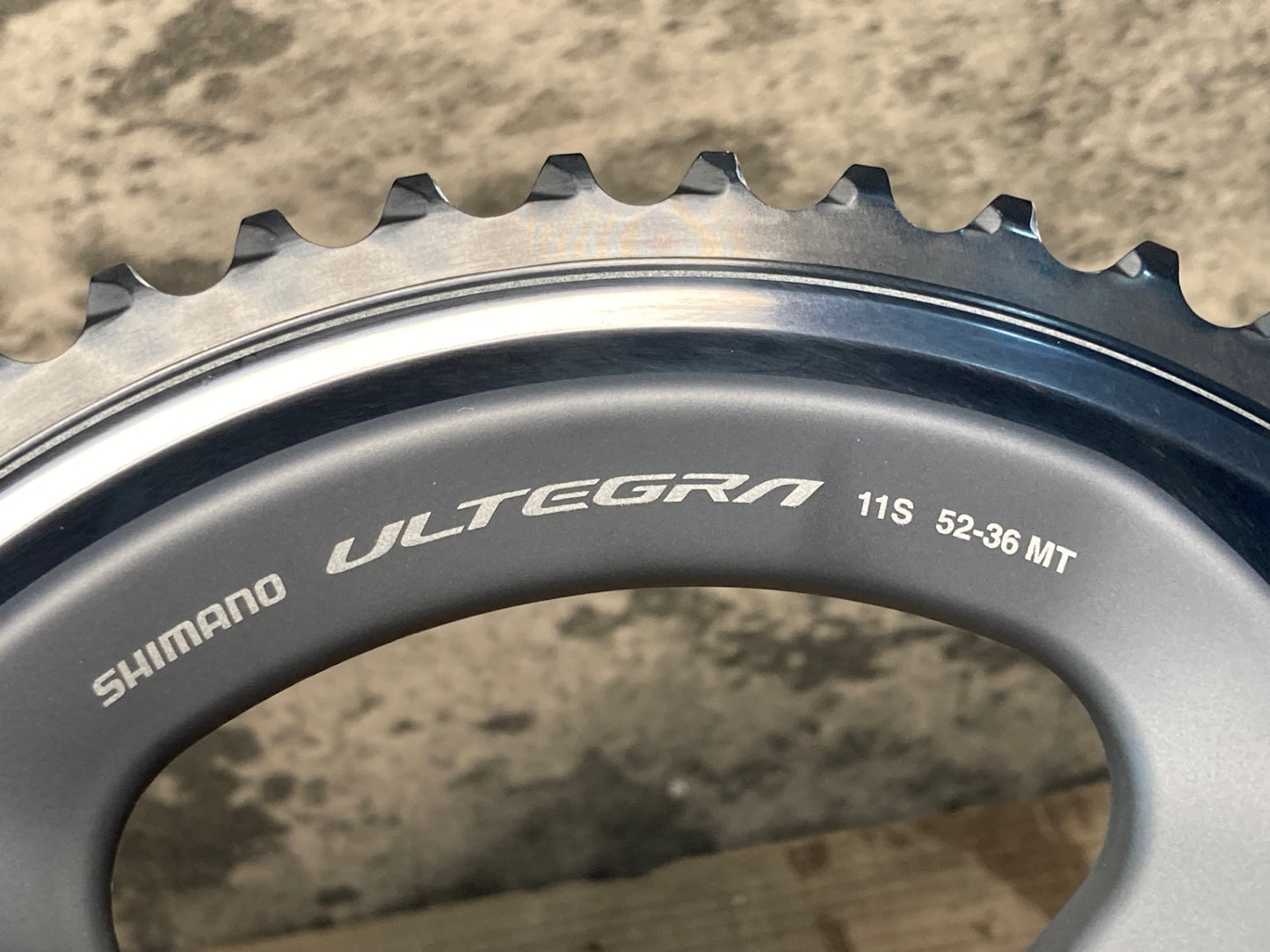 IT791 シマノ SHIMANO アルテグラ ULTEGRA FC-R8000 チェーンリング 52/36T ※接着不良の疑いありジャンク