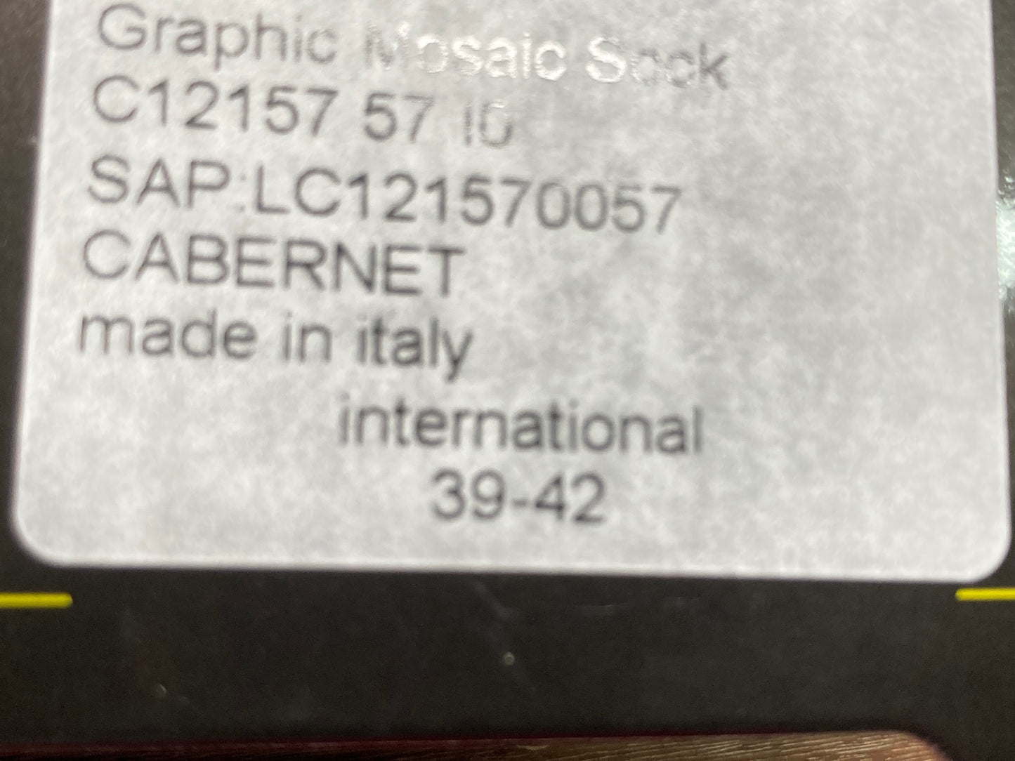 IR276 マヴィック MAVIC Graphic Mosaic Socks 赤 ソックス 39-42