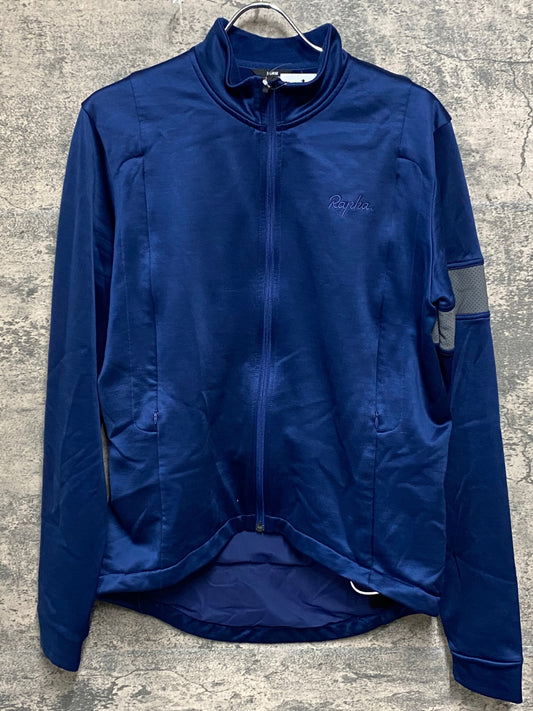 JB670 ラファ Rapha WINTER JERSEY 長袖 サイクルジャケット 黒 XL 裏起毛 ※ウェストゴム切れ