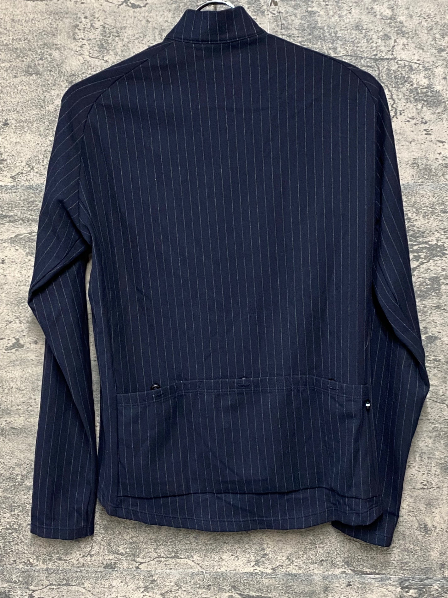 JB753 カペルミュール KAPELMUUR 長袖 サイクルジャージ 紺 ストライプ L