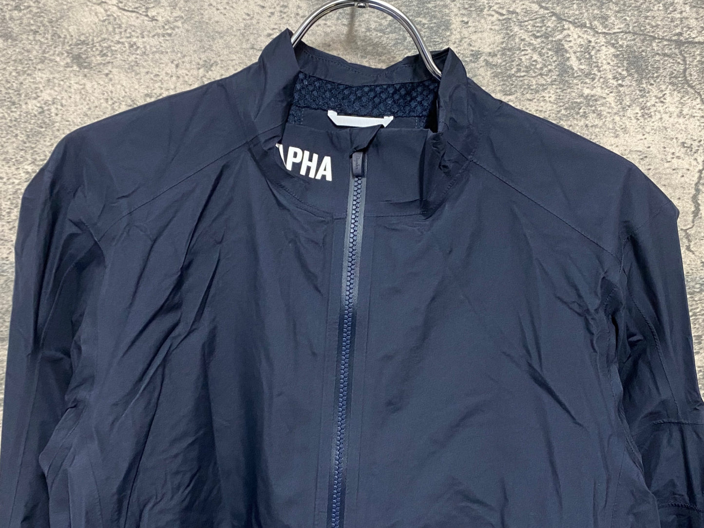 IY113 ラファ Rapha 防風 防水 サイクルジャケット M ダークブルー タグカット