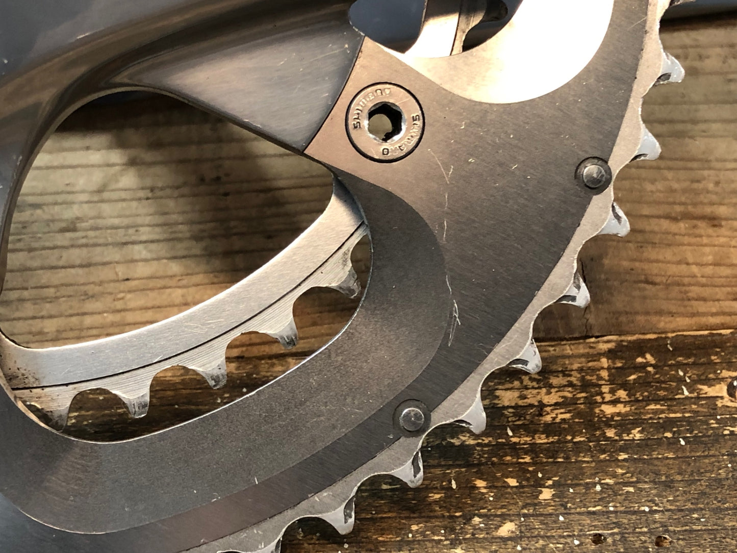 IP084 シマノ SHIMANO デュラエース DURA-ACE FC-7800 クランクセット 52/38T 167.5mm ※インナーチェーンリング非純正