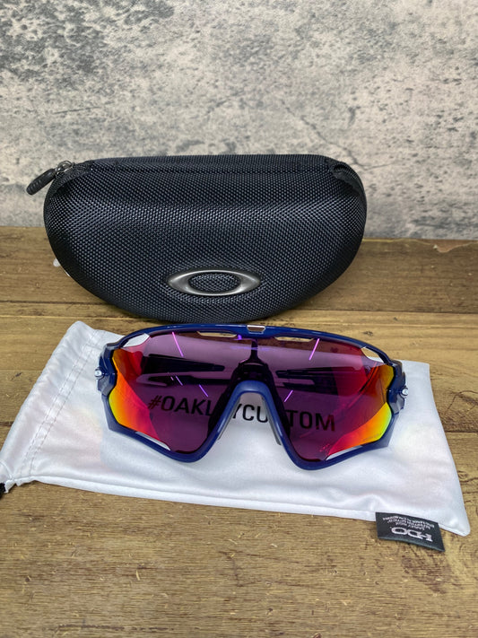 JB134 オークリー OAKLEY JAWBREAKER サングラス アイウェア 紺 PRIZMレンズ CUSTOM