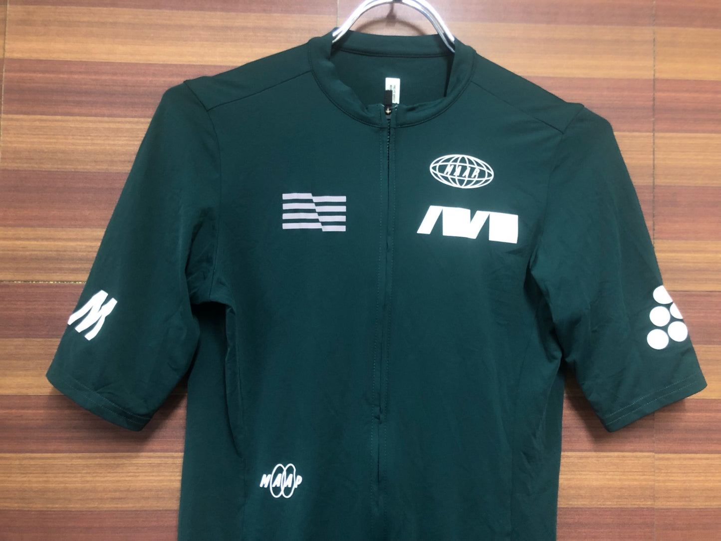 IF367 マープ MAAP PRO FIT JERSEY 半袖サイクルジャージ 緑 M