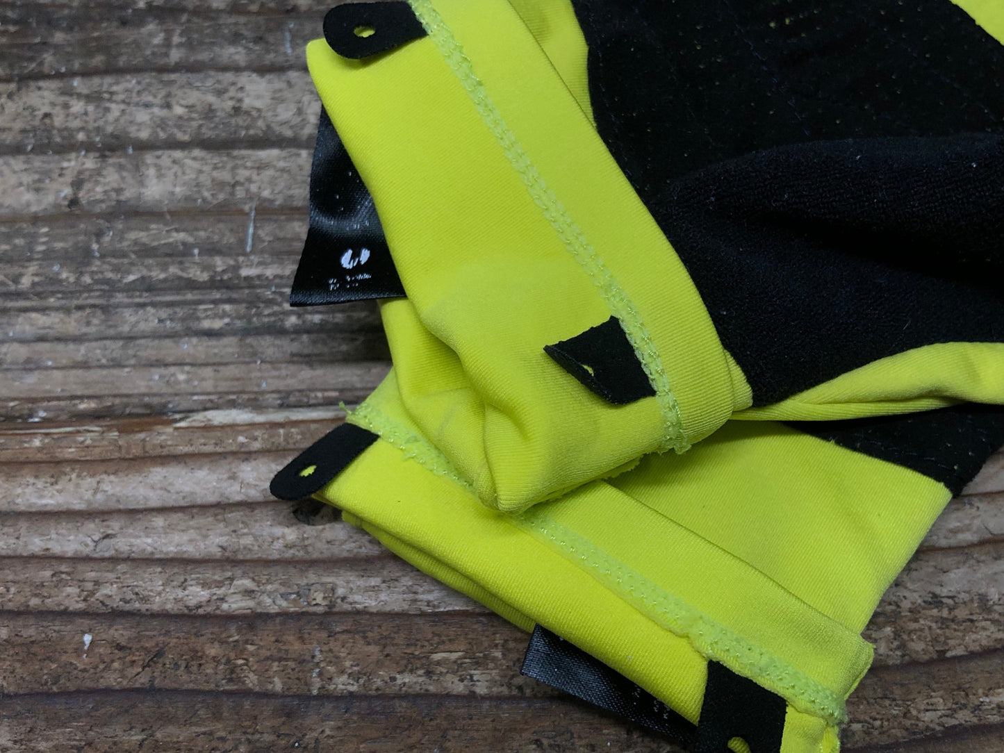 IW759 ラファ Rapha PRO TEAM GLOVES 長指 グローブ 黄 M 汚れ