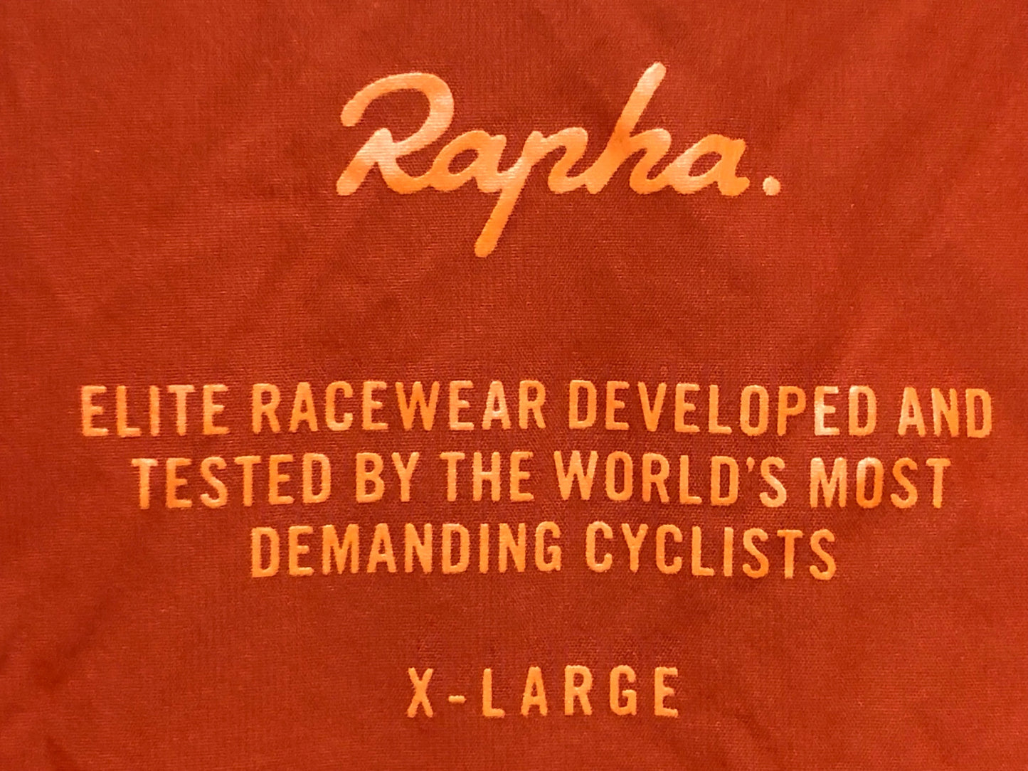 HZ143 ラファ Rapha PROTEAM LIGHTWEIGHT WIND JACKET ウィンドブレーカー オレンジ XL