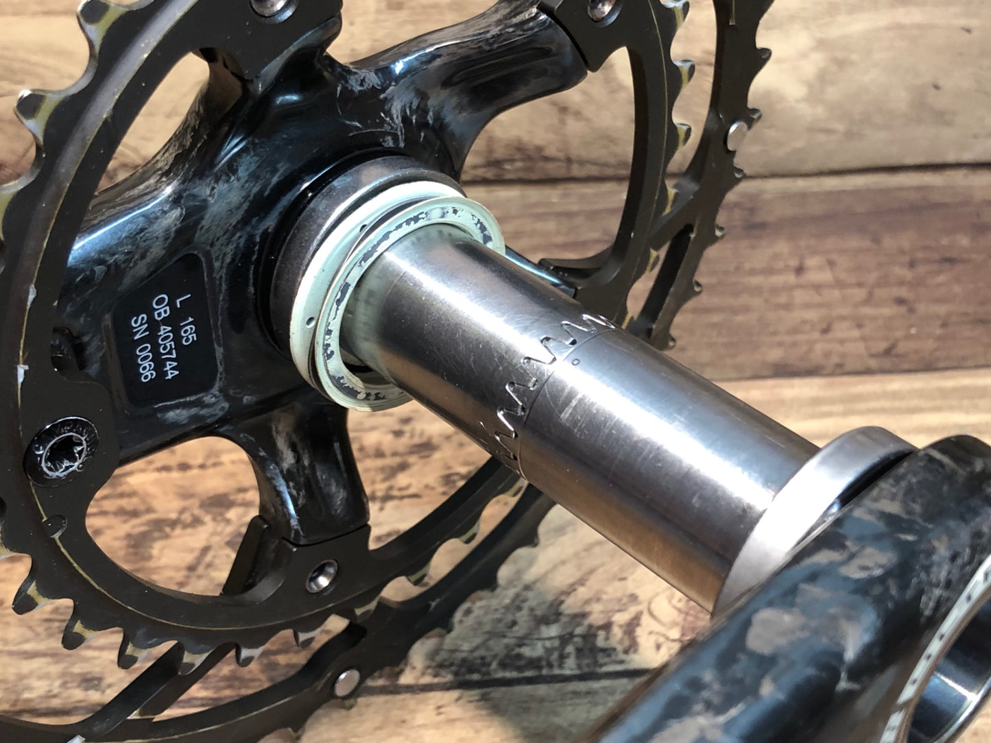 IL386 カンパニョーロ CAMPAGNOLO 11SPEED クランクセット 165mm 50/34T 11S ウルトラトルク