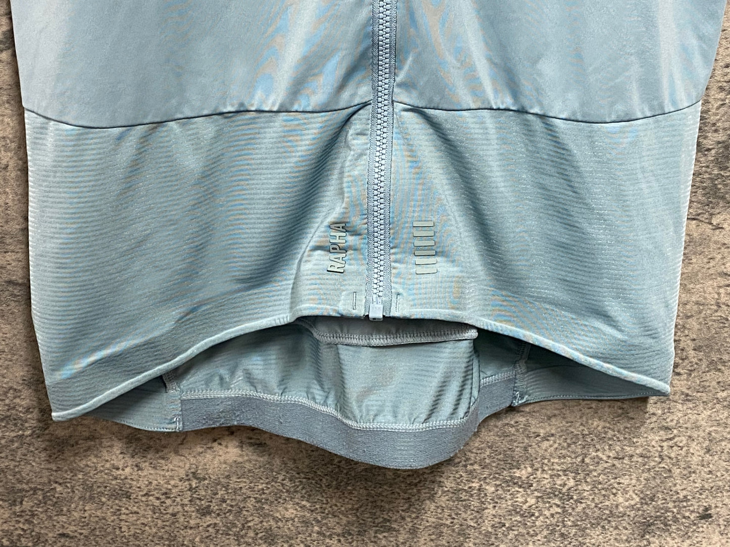 JC595 ラファ Rapha PRO TEAM JERSEY 半袖 サイクルジャージ 水色 M