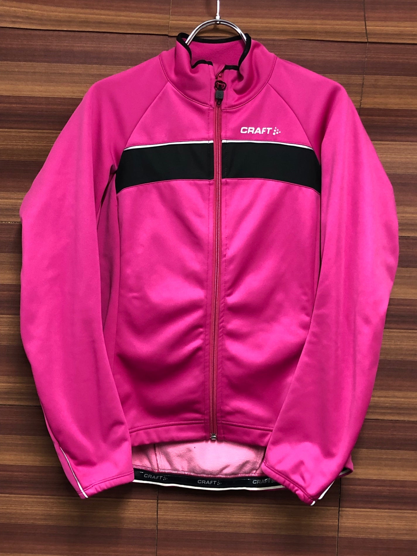 IR913 クラフト CRAFT 長袖 サイクルジャケット ピンク S 裏起毛