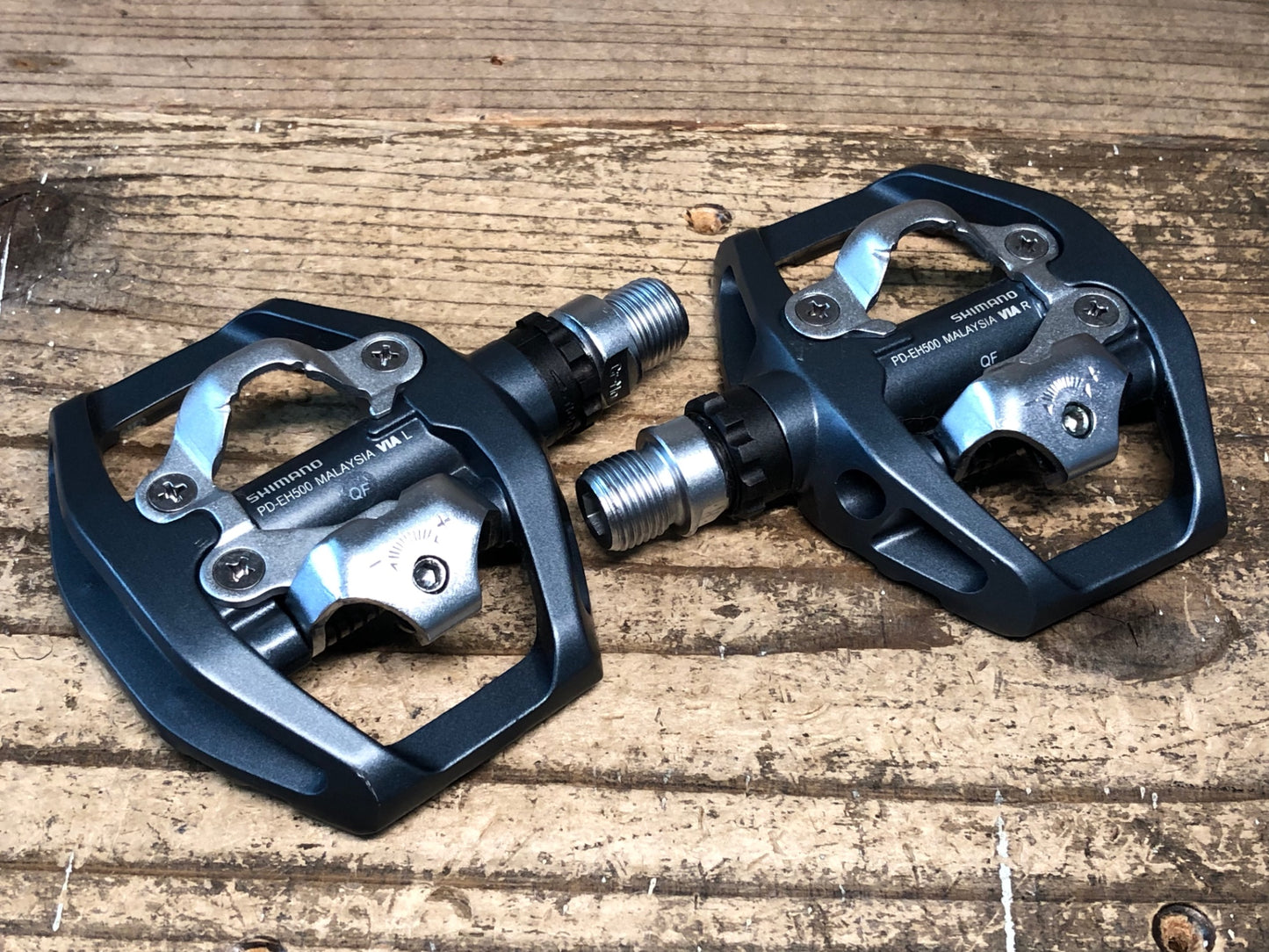 JB678 シマノ SHIMANO PD-EH500 ビンディングペダル SPD 片面フラット