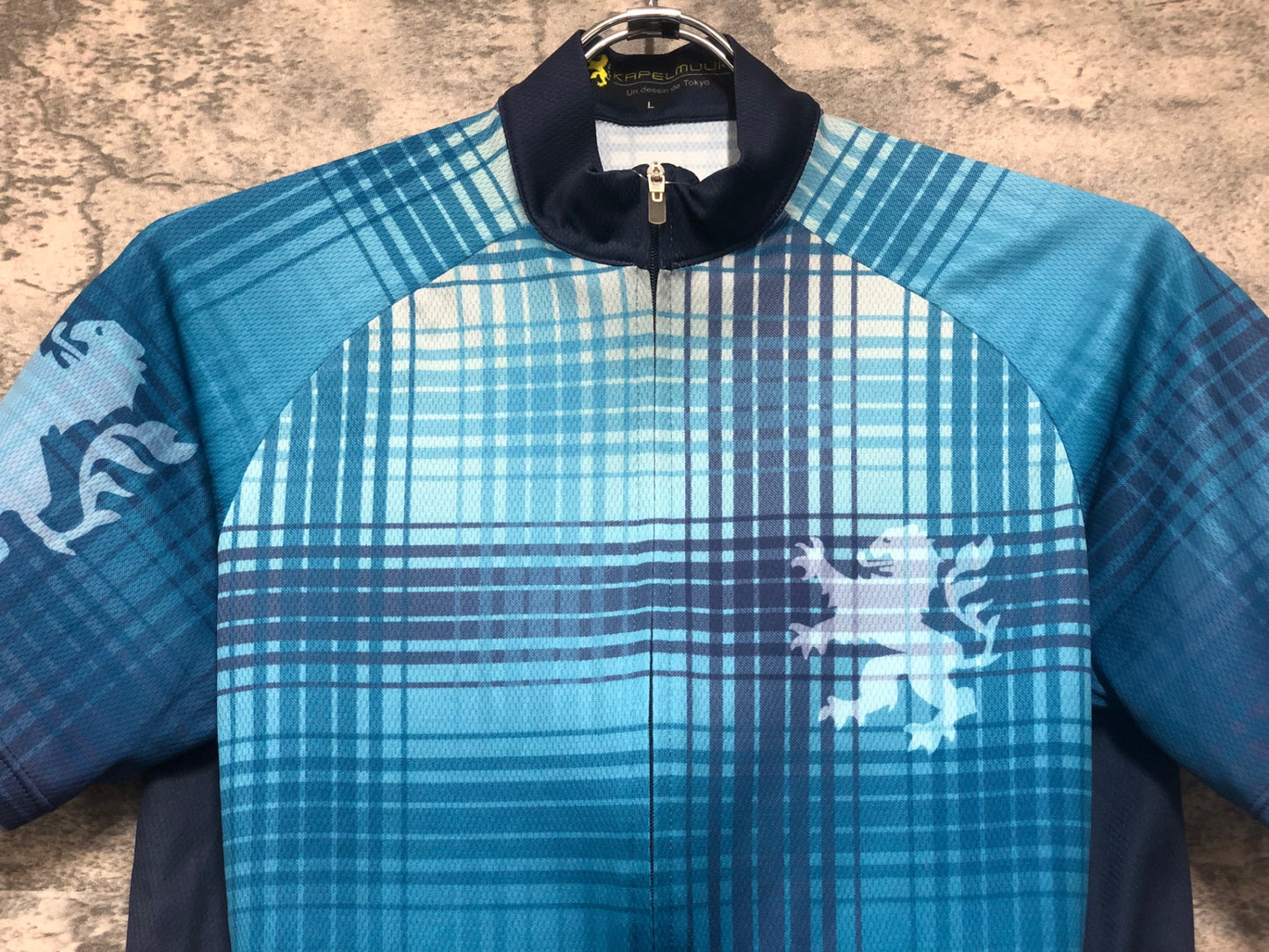 JD074 カペルミュール KAPELMUUR 半袖 サイクルジャージ ターコイズ L