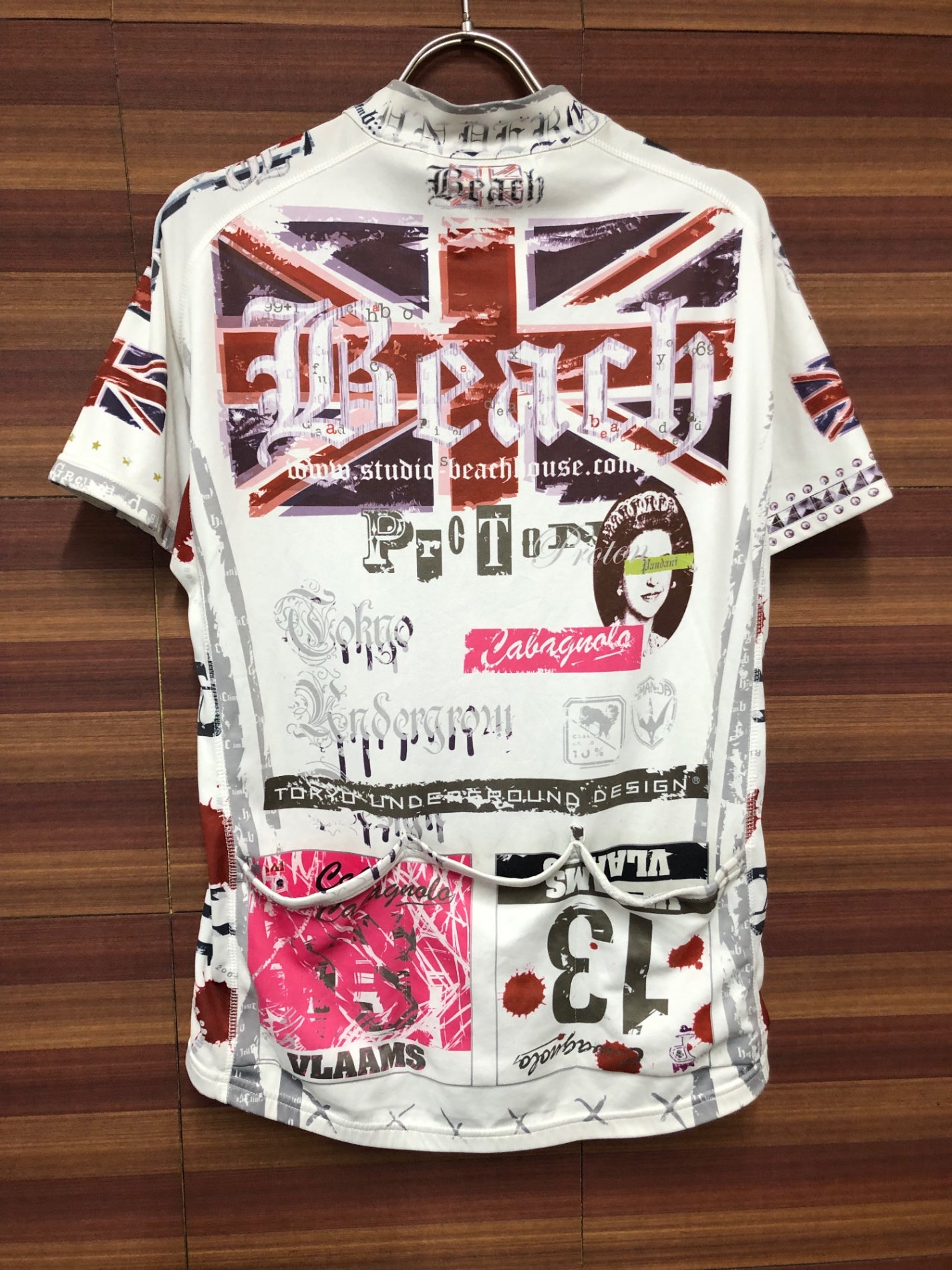 IN250 パンダーニ PANDANI DEATH BEACH 半袖 サイクルジャージ L