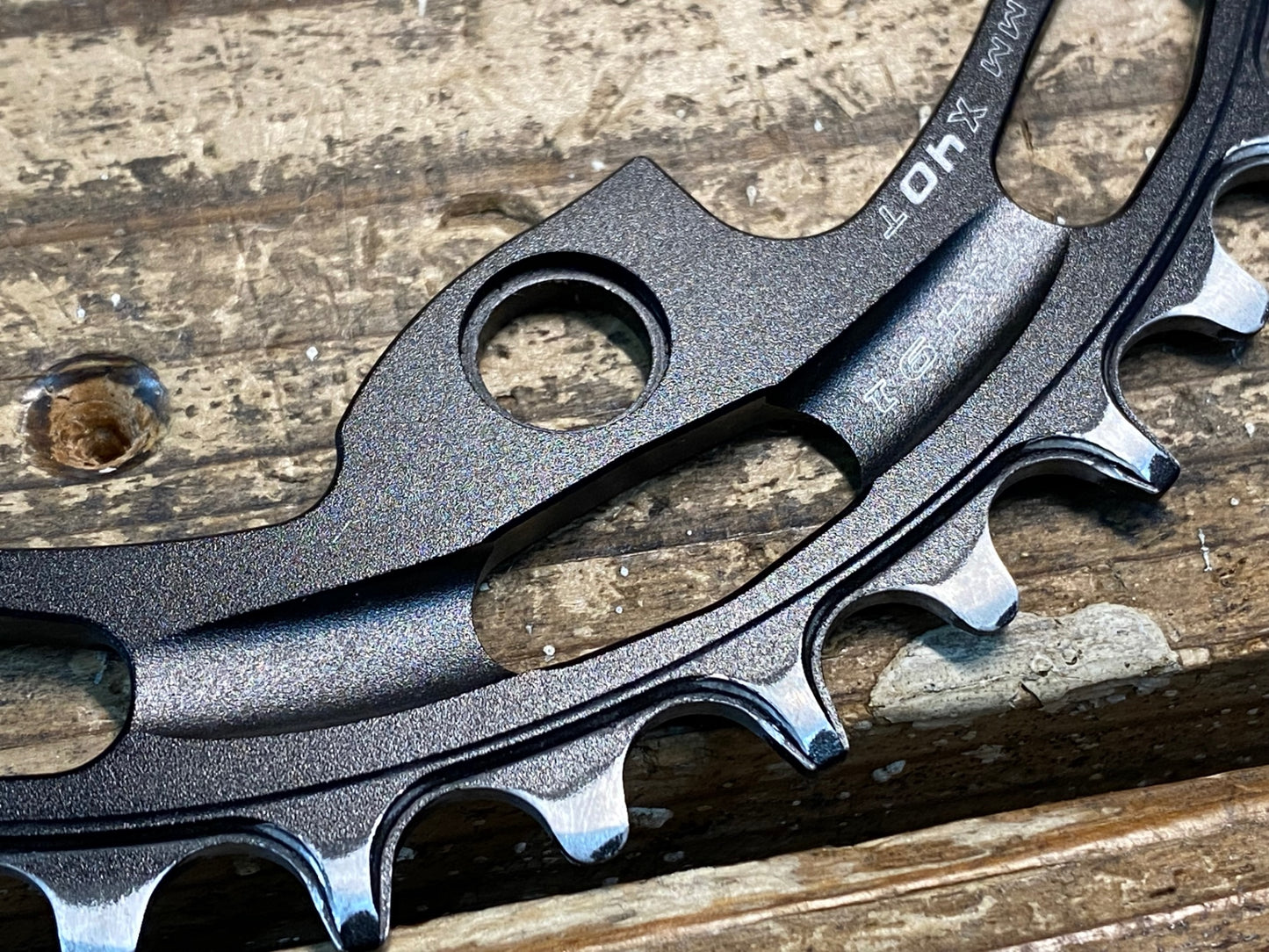 IX729 リデア RIDEA LAMI FLOW チェーンリング 黒 40T BCD110 シマノ11s