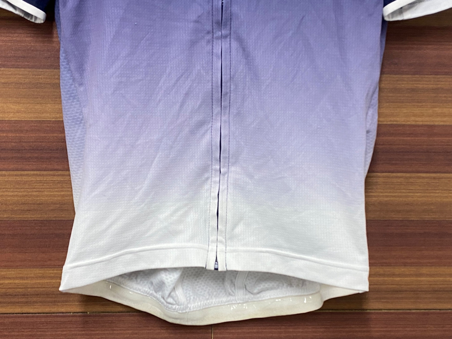 IM760 ラファ Rapha SUPER LIGHTWEIGHT JERSEY 半袖 サイクルジャージ S 紺白 ほつれ毛玉あり