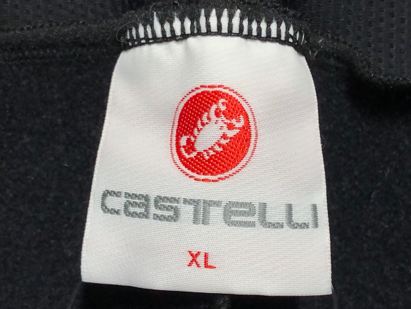 IL501 カステリ CASTELLI 裏起毛 ビブタイツ 黒 XL