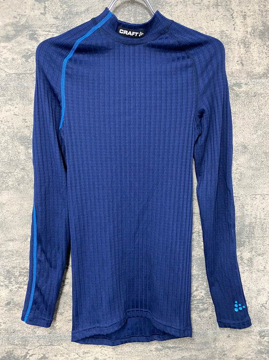 JA260 クラフト CRAFT 長袖 べースレイヤー ネイビー XS