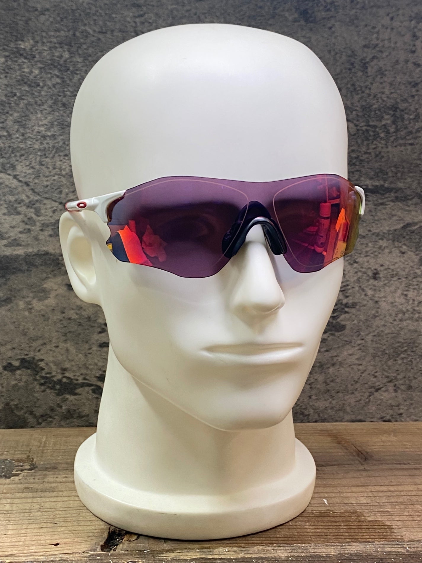 IN544 オークリー OAKLEY EV ZERO サングラス アイウェア 白 赤 PRIZMレンズ