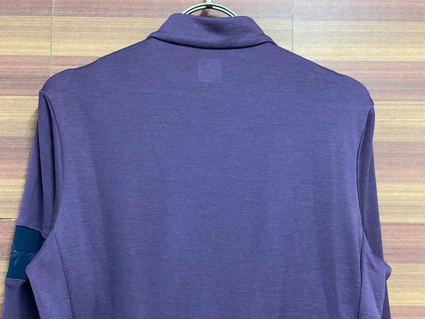 HU040 ラファ Rapha クラシックロングスリーブジャージ CLASSIC LONG SLEEVE JERSEYⅡ パープル S ※裾ほつれ