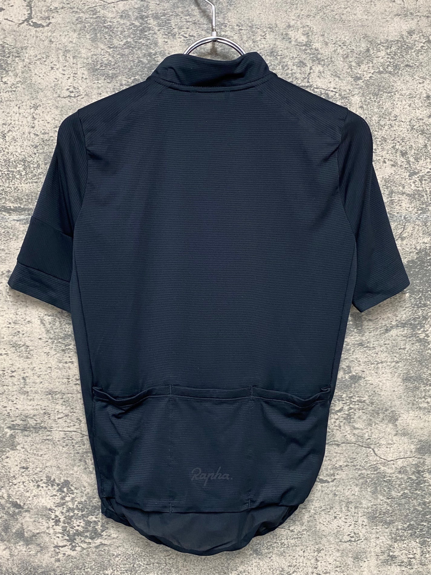 IV244 ラファ Rapha FLYWEIGHT JERSEY 半袖 サイクルジャージ 黒 XS