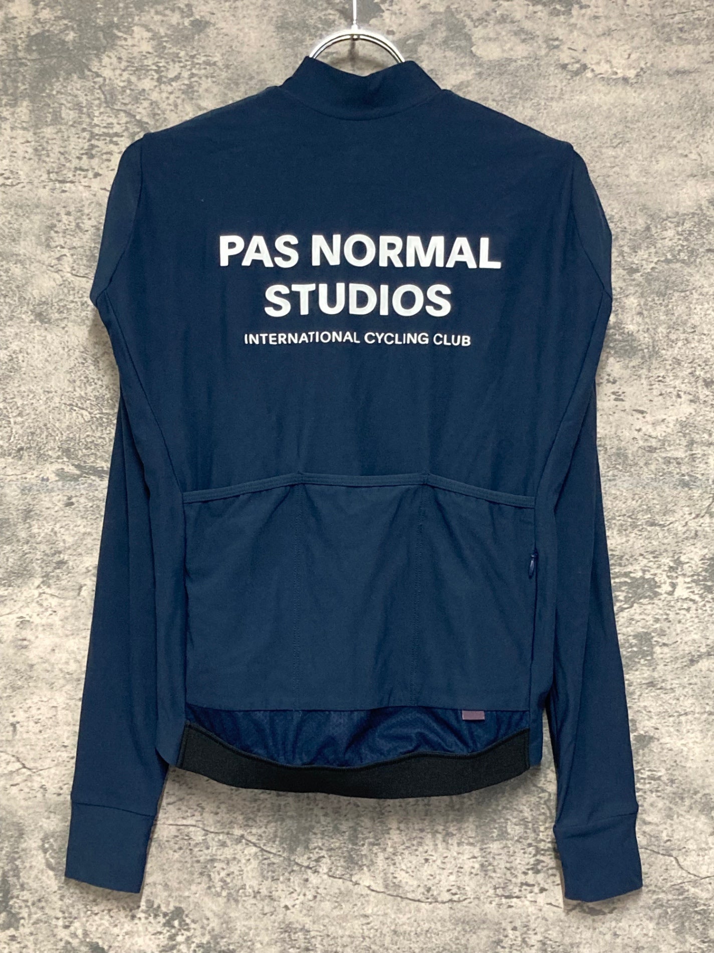 IY137 パスノーマルスタジオ PAS NORMAL STUDIOS 長袖 サイクルジャージ S ネイビー