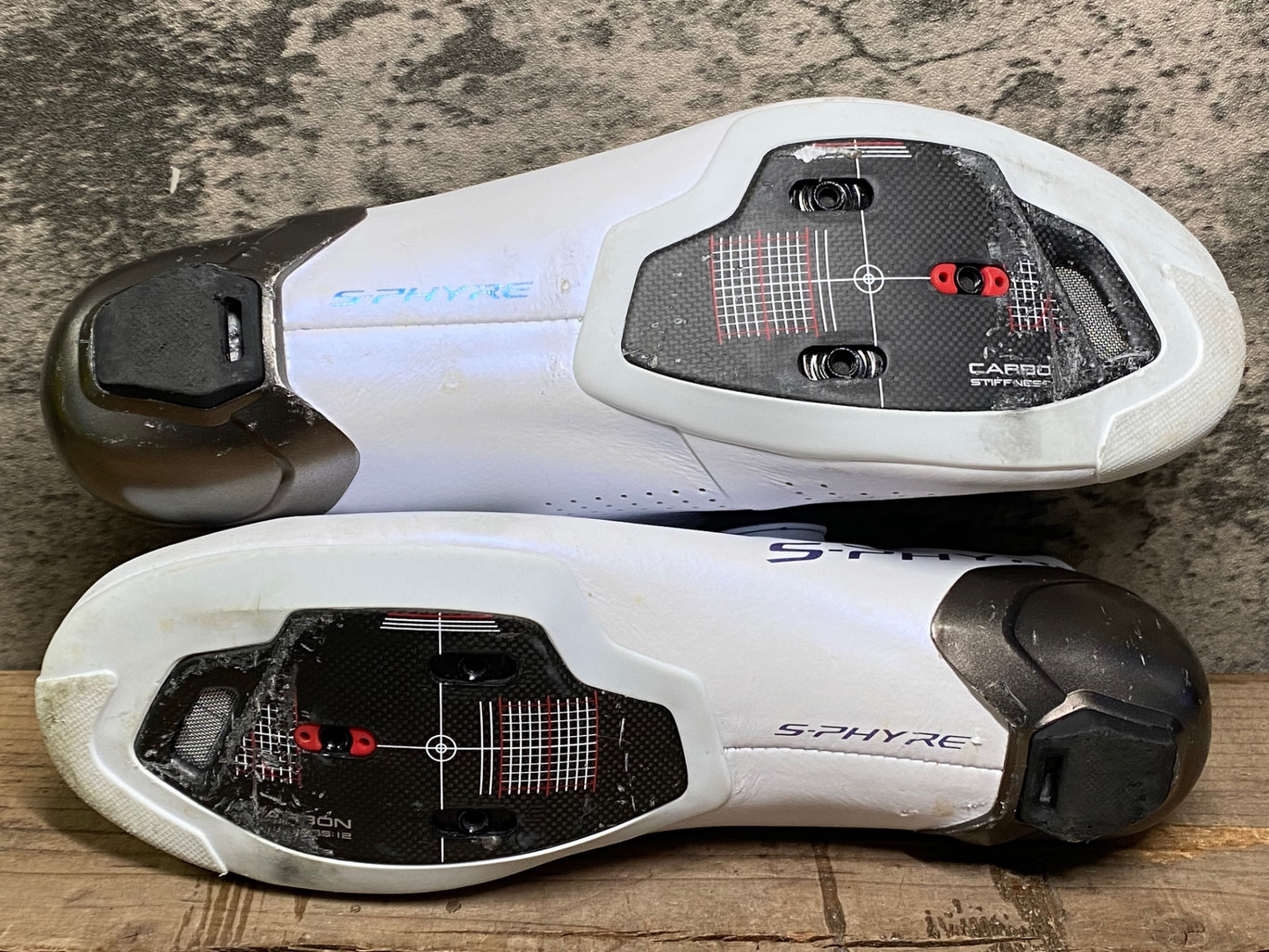 IX015 シマノ SHIMANO S-PHYRE SH-RC902T ビンディングシューズ 白 EU39.5 SPD-SL