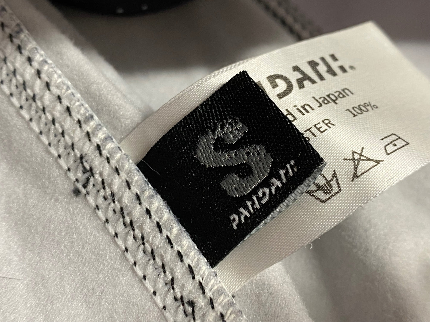 IT126 パンダーニ Pandani 長袖 サイクルジャケット 黒 白 S 裏起毛