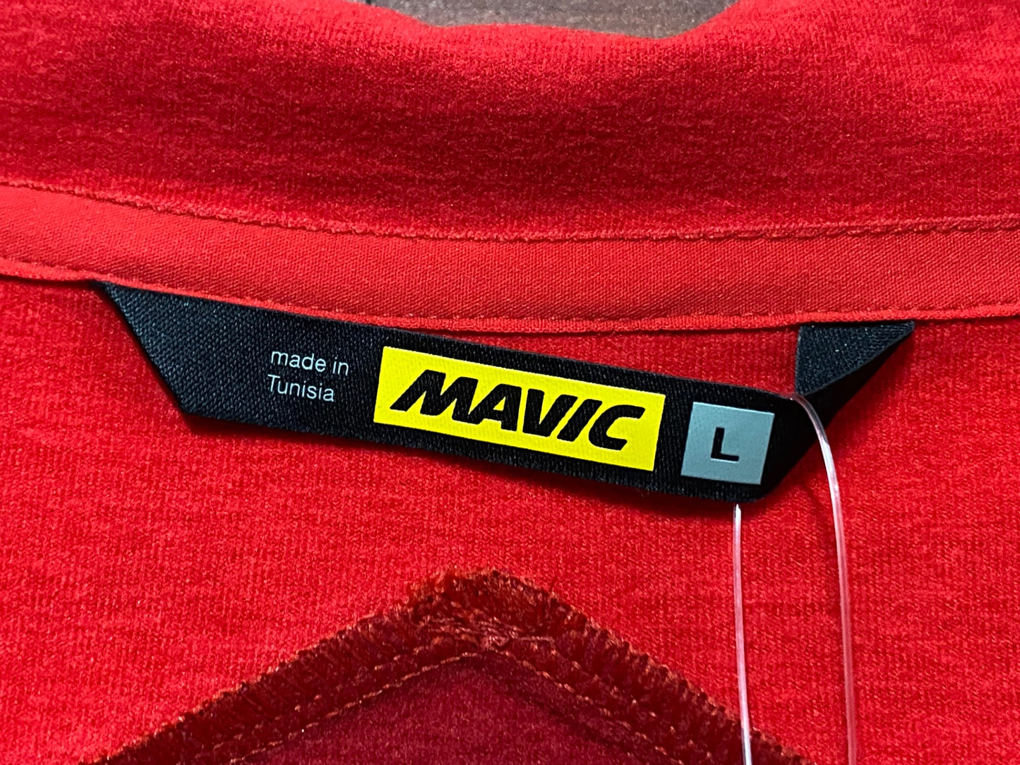 IQ202 マヴィック MAVIC 長袖 サイクルジャケット 赤 L