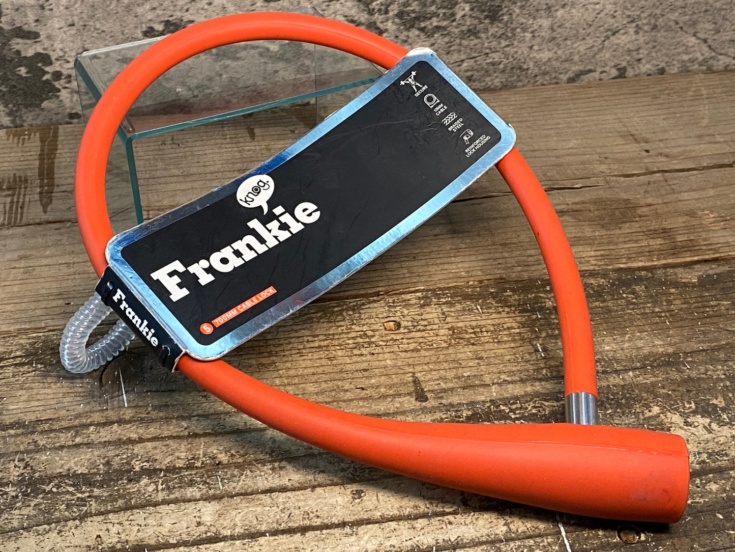 IL034 ノグ knog フランキー Frankie ケーブルロック 赤