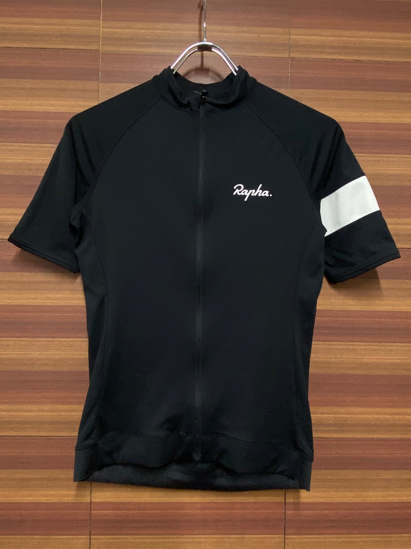 IH419 ラファ Rapha WOMEN'S CORE JERSEY 半袖サイクルジャージ 黒 XS