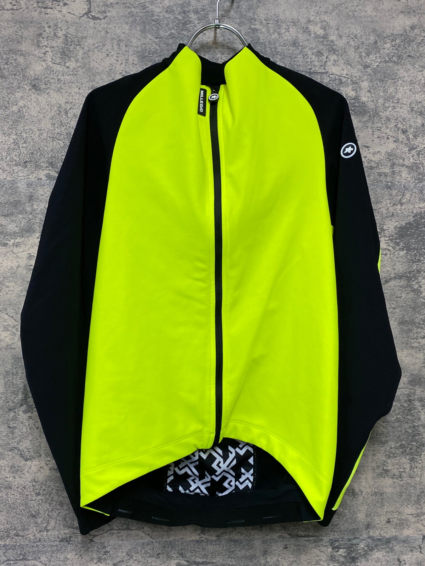 JA384 アソス assos MILLE GT Winter Jacket EVO 長袖 サイクルジャケット 黒黄緑 L 裏起毛
