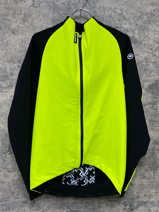 JA384 アソス assos MILLE GT Winter Jacket EVO 長袖 サイクルジャケット 黒黄緑 L 裏起毛