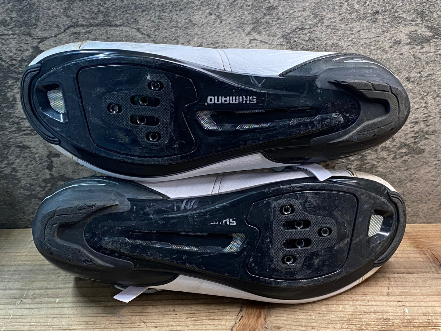 IY086 シマノ SHIMANO RP3 SH-RP300 ビンディングシューズ SPD-SL EU45 白