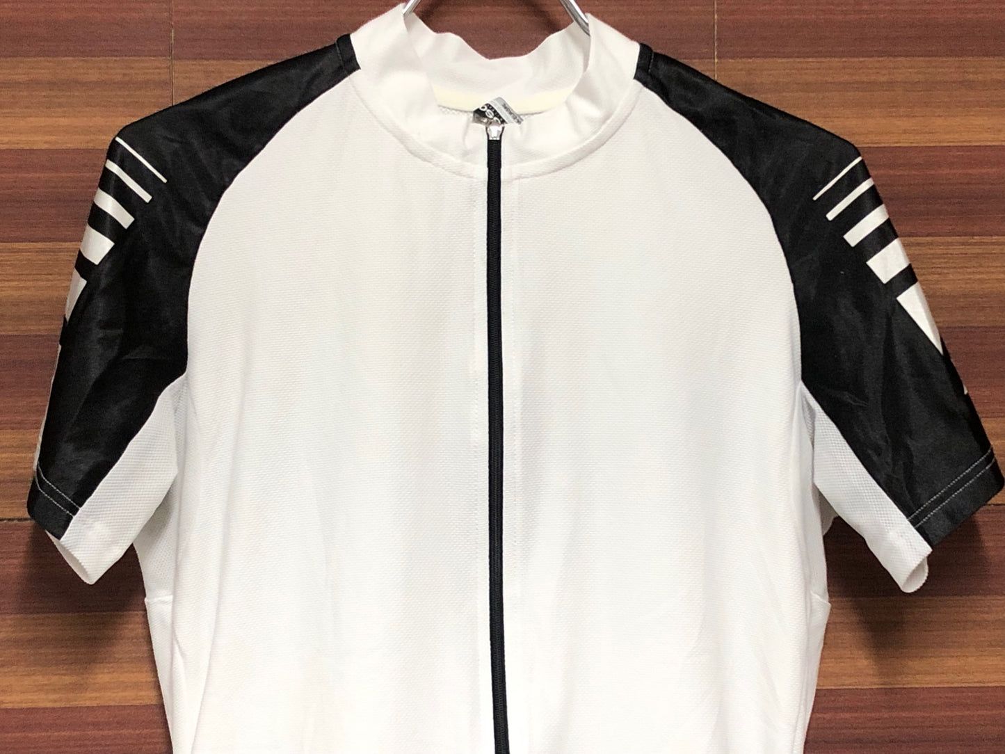IO896 アソス ASSOS 半袖サイクルジャージ 白黒 Lサイズ
