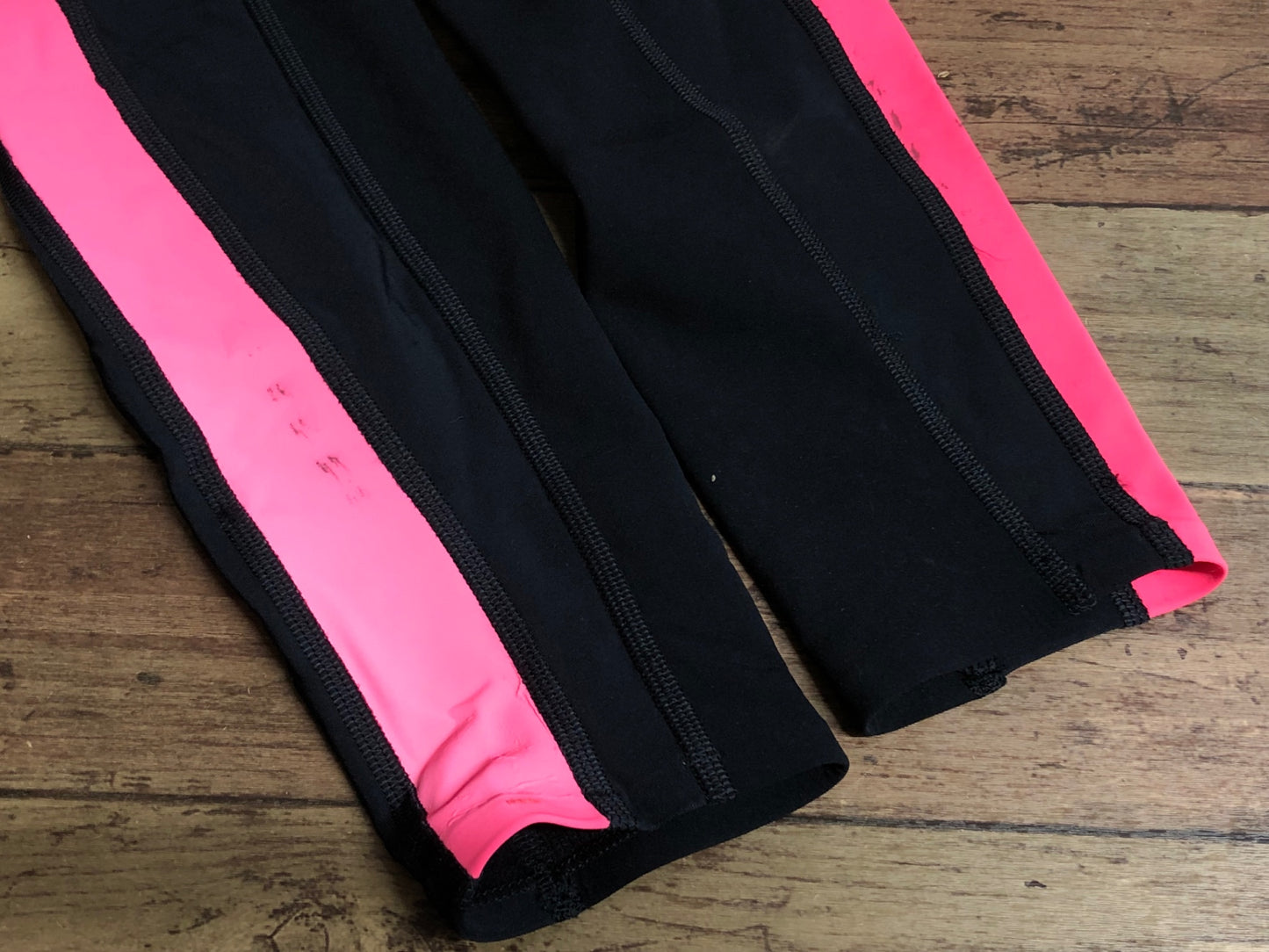 IO924 ラファ Rapha RCC SOUPLESSE WINTER TIGHTS ビブタイツ 黒 ピンク S