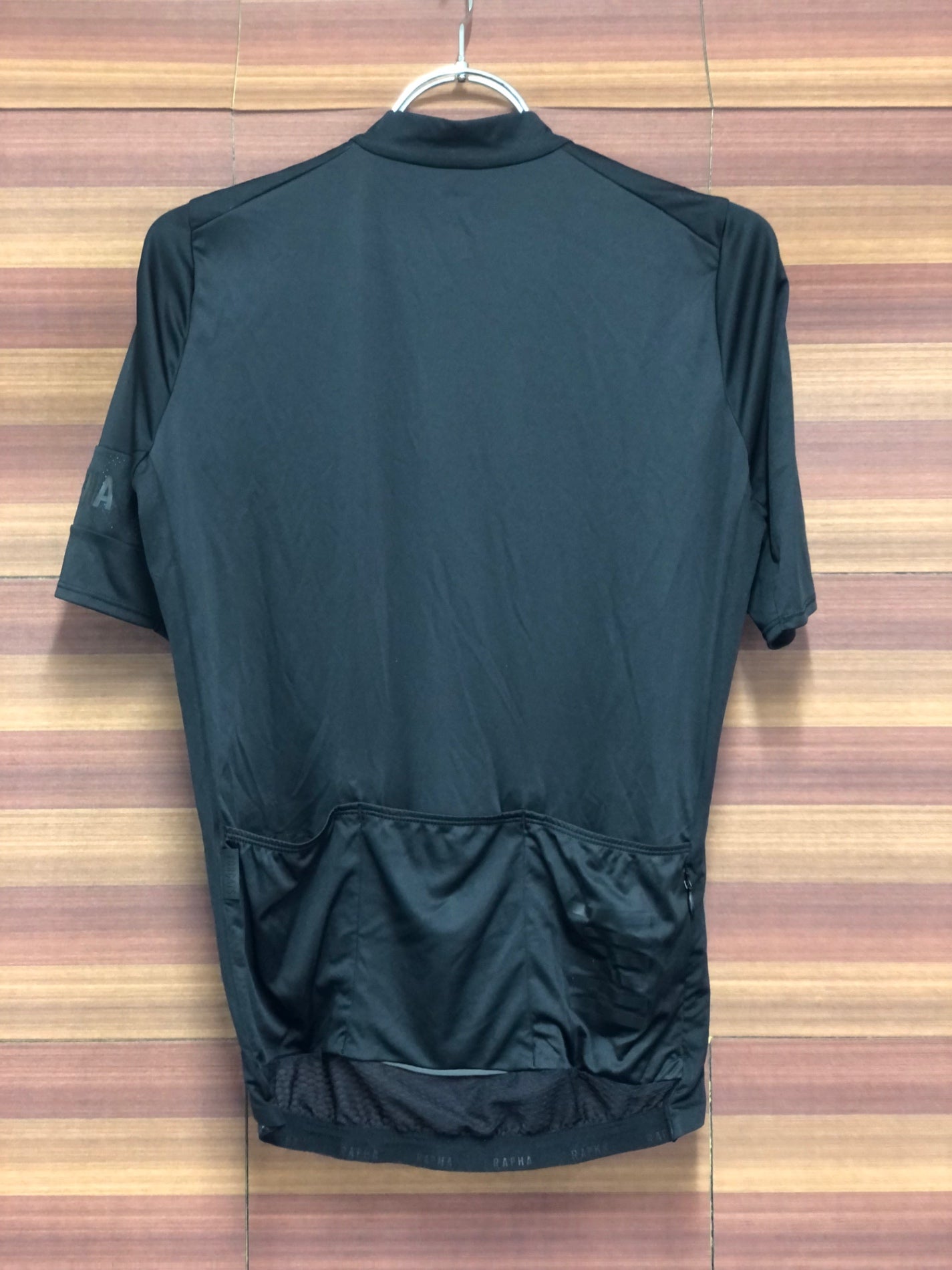 IN357 ラファ RAPHA PRO TEAM FLY WEIGHT JERSEY サイクルジャージ 半袖 黒 S