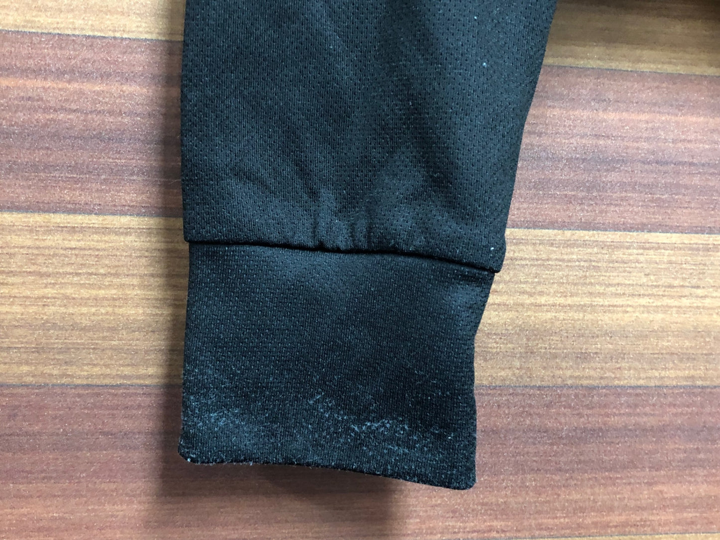 IO744 モルベロ MORVELO 長袖 サイクルジャージ 黒 黄 S 裏起毛