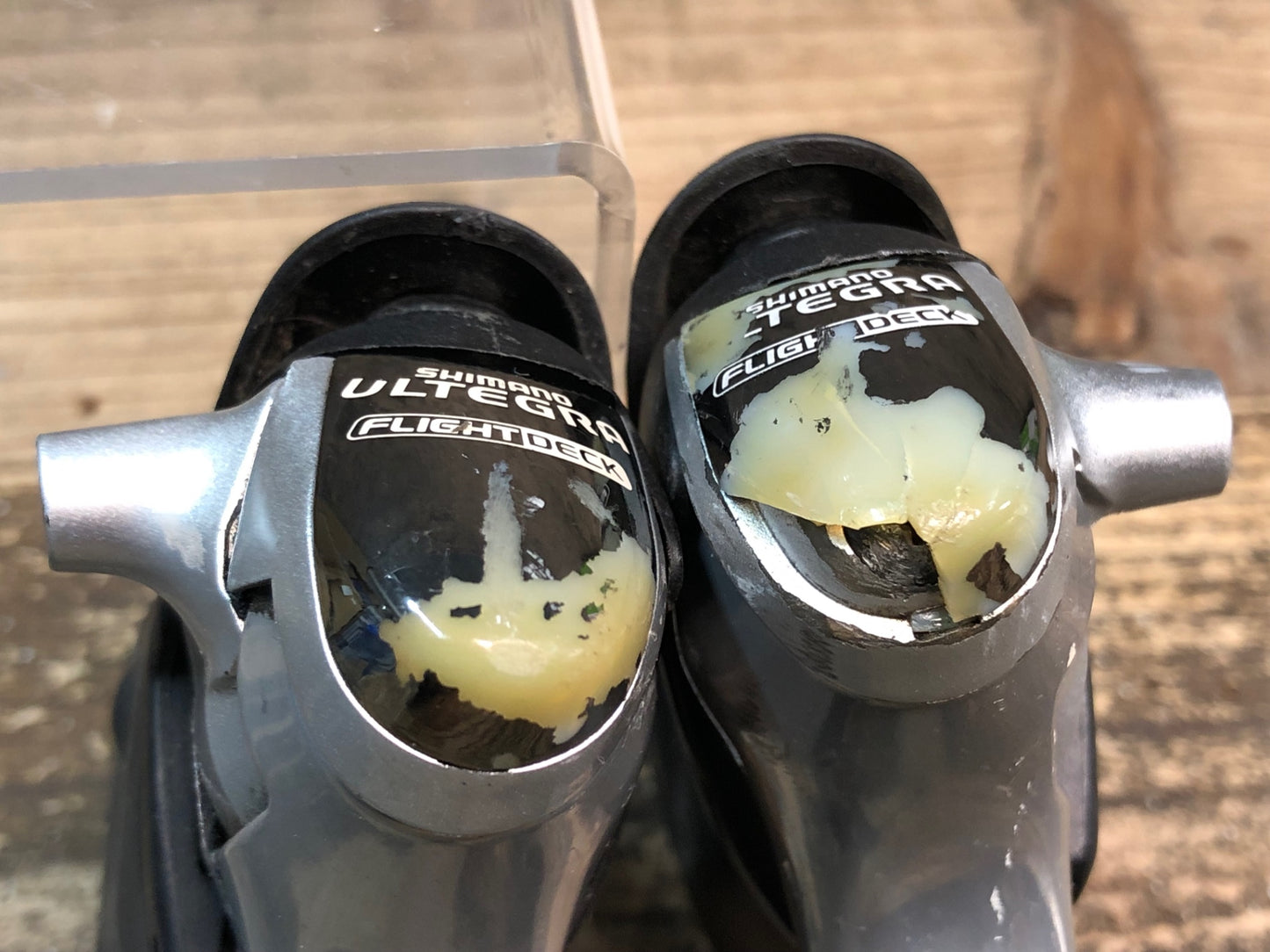 JA295 シマノ SHIMANO アルテグラ ULTEGRA ST-6510 STIレバー 2x9S ※プレート割れ