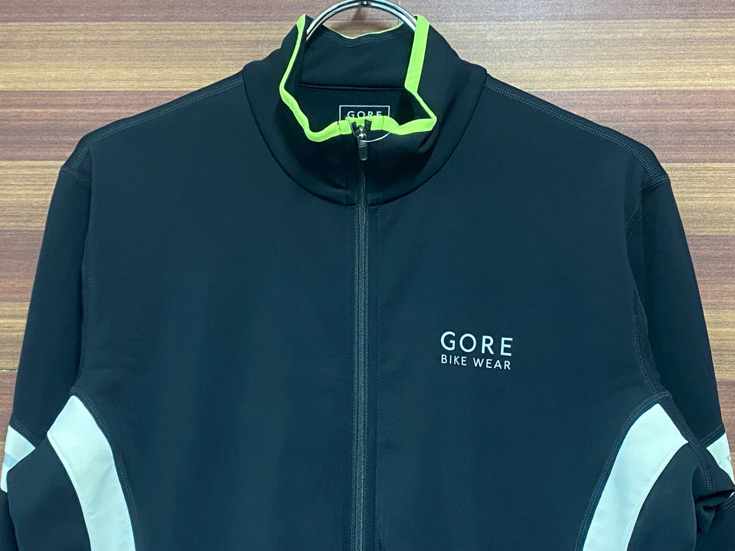 HS111 ゴア GORE POWER 2.0 THERMO JERSEY 長袖 サイクルジャージ 黒 L 黒