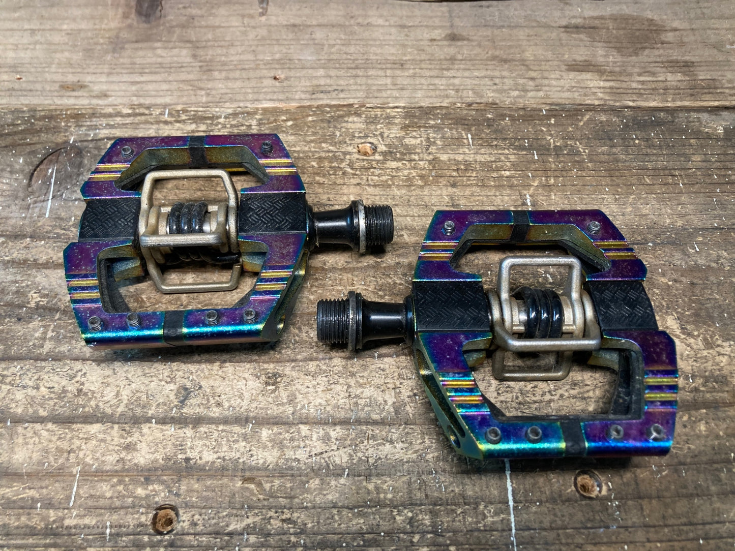 IW641 クランクブラザーズ CRANK BROTHERS MALLET E LS ビンディングペダル オイルスリック