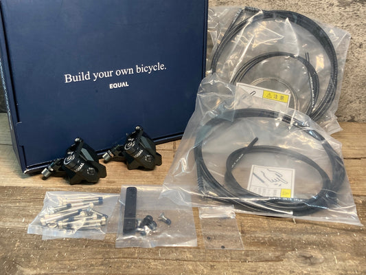 IQ156 グロータック GROWTAC EQUAL DBR-X0502-SL 機械式 ディスクブレーキキャリパー FM セット グレー