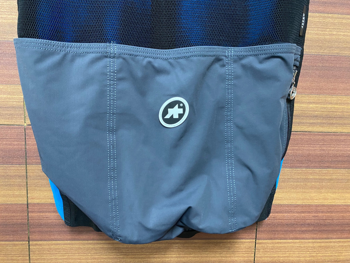 IH033 アソス assos ラリー RALLY SS Jersey 半袖 サイクルジャージ 黒 青 サイズ不明