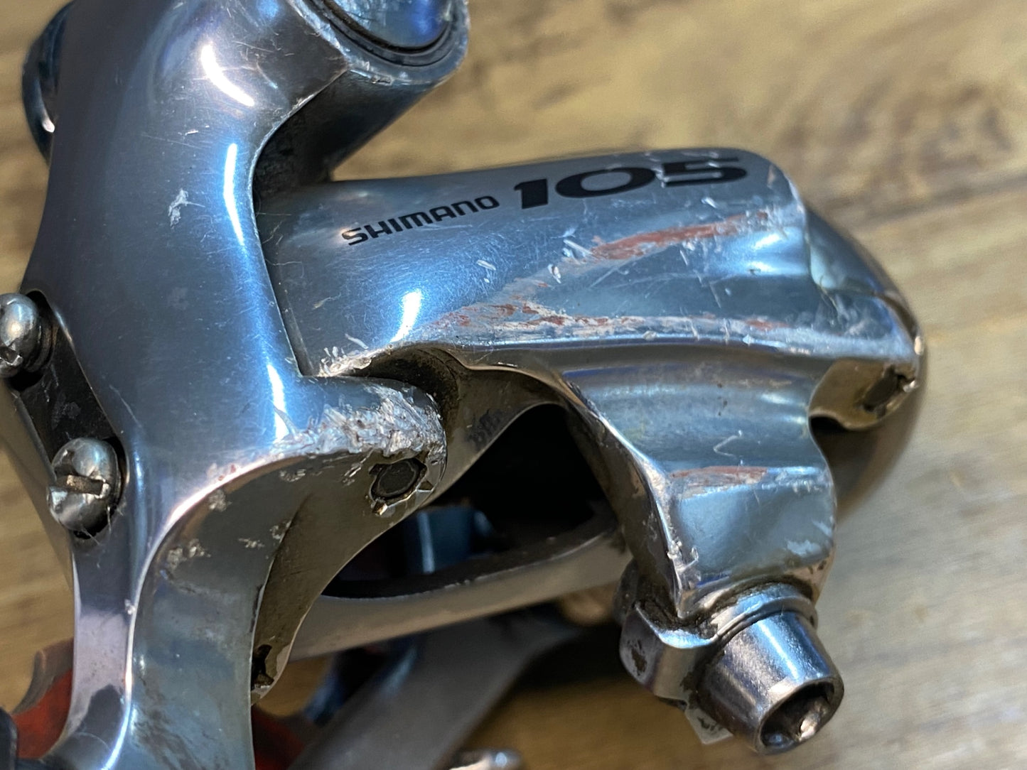 HC783 シマノ SHIMANO 105 RD-5600 リアディレイラー 10S 社外プーリー