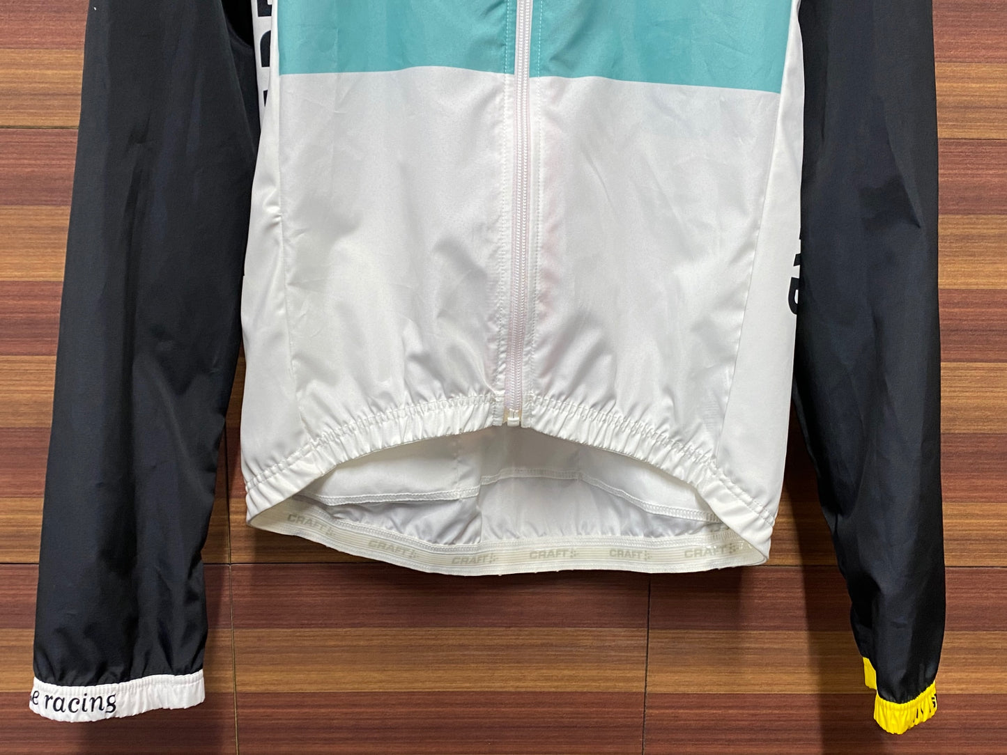 IT217 クラフト CRAFT 長袖 ウィンドブレイカー 黒 白 XS