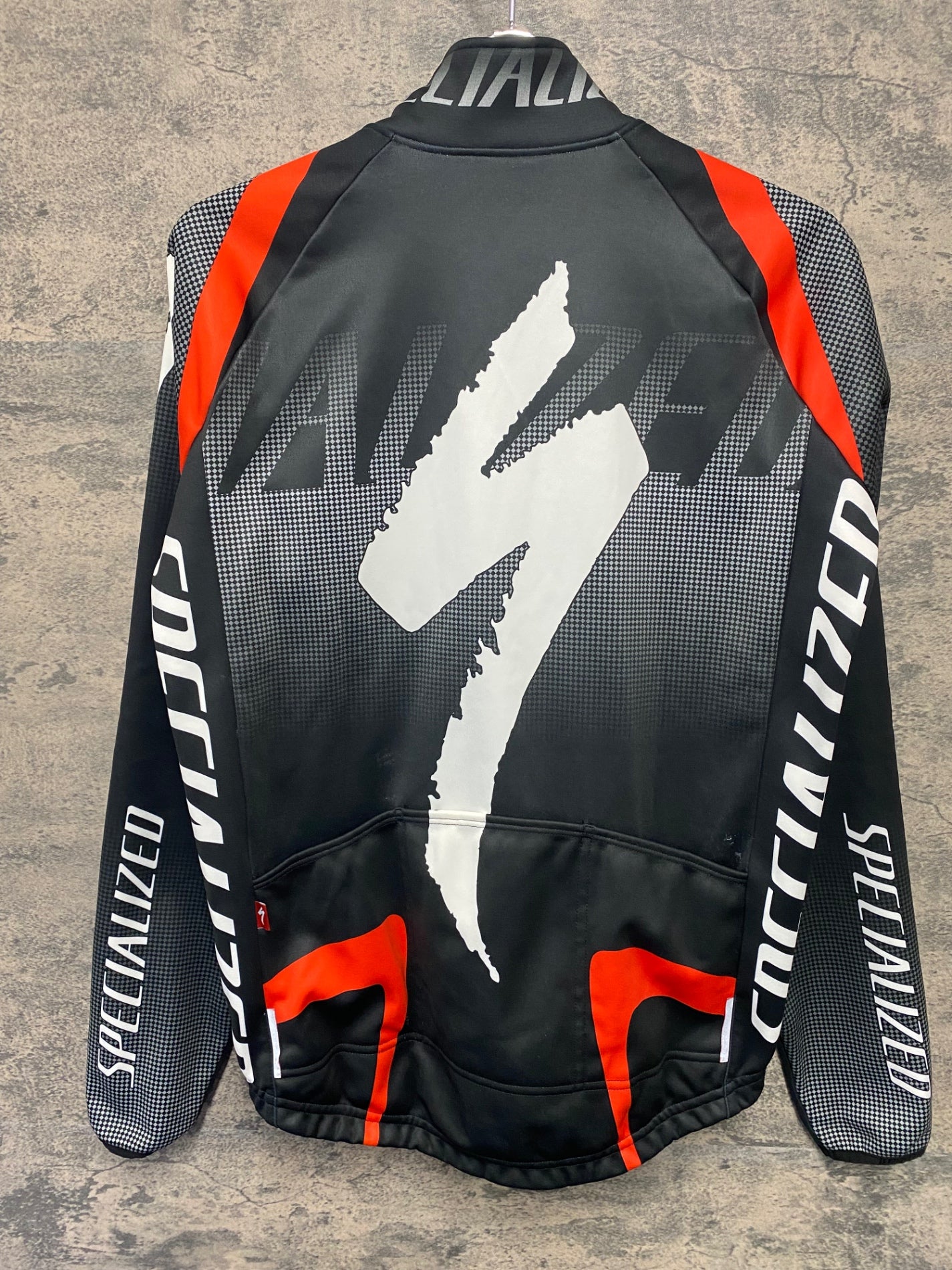 IZ308 スペシャライズド SPECIALIZED 防風 裏起毛 長袖 サイクルジャケット 黒 S