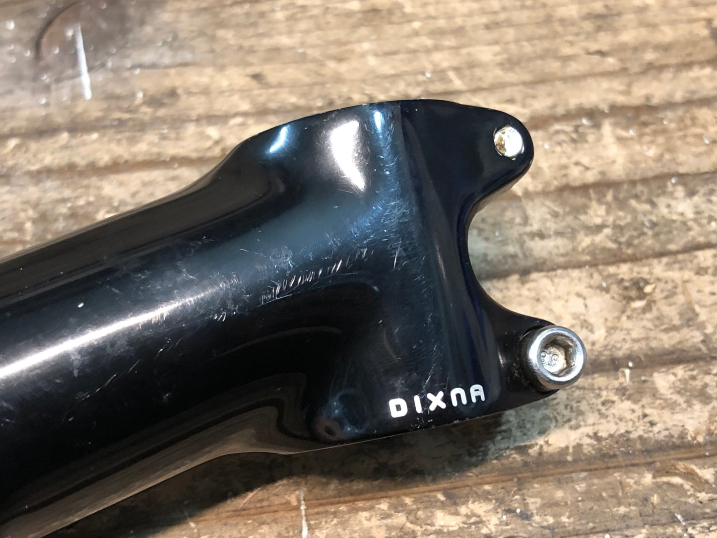 IS385 ディズナ DIXNA フォークステム アルミステム 黒 80mm Φ31.8 OS