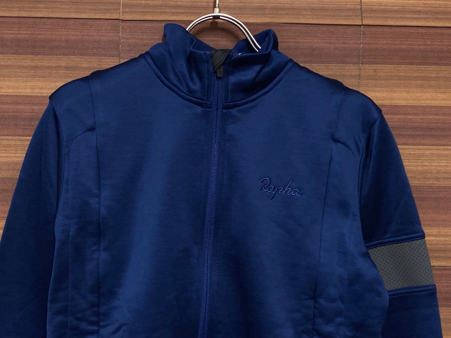 IP737 ラファ Rapha WINTER JERSEY 長袖サイクルジャージ 紺 S 裏起毛