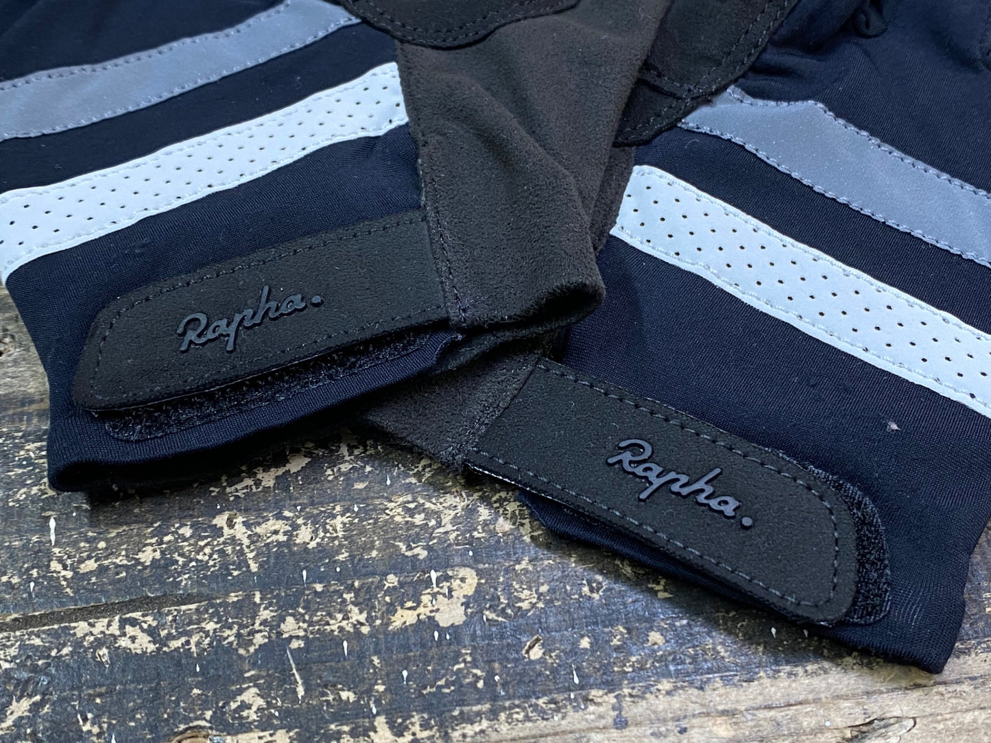 JD078 ラファ Rapha BREVET MITTS 指切り グローブ 黒 S